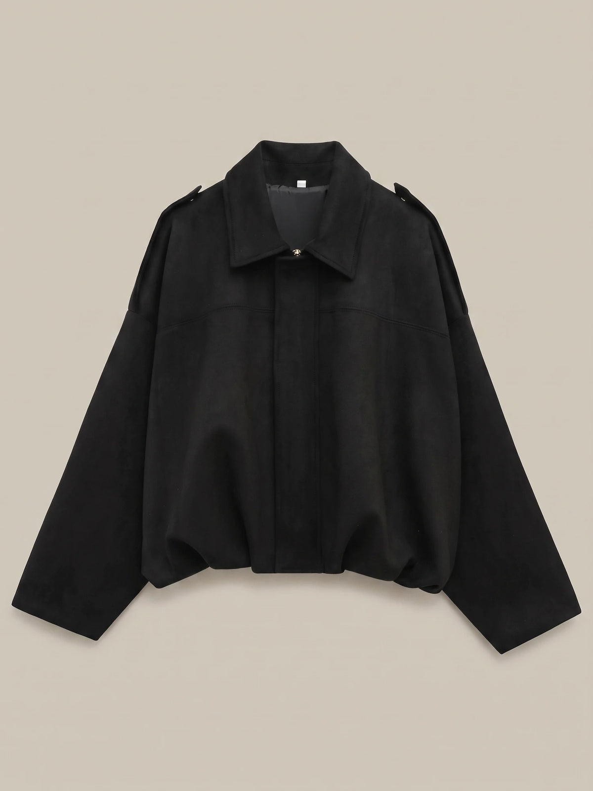 Bomberjacke in Black, Vorderansicht